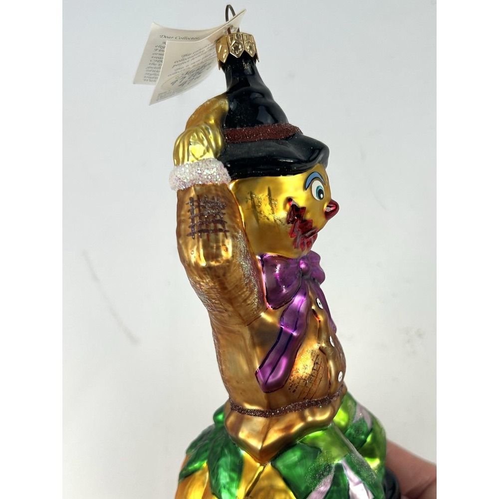 Christopher Radko Sleepy Hollow Head 97-226-0 Scarecrow Pumpkin Ornament - Picture 5 of 8